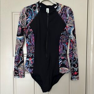 Sea Level Bohemia Long Sleeve One Piece 10